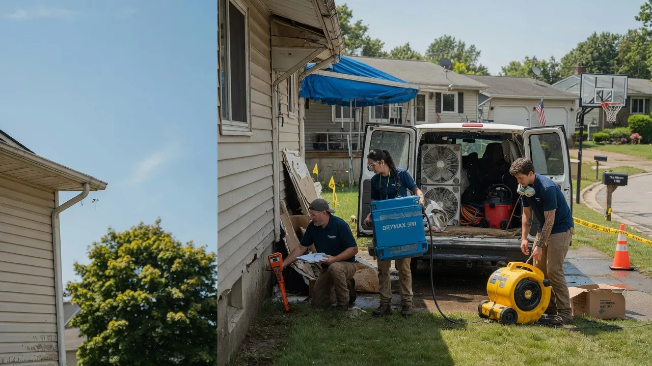 Ceiling Leak Cleanup in Three Rivers, MI near me